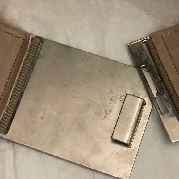 Fendi FF Elastic and FUR Belt Double F ITALY 23.5 inches STRETCH - Picture 8 of 16